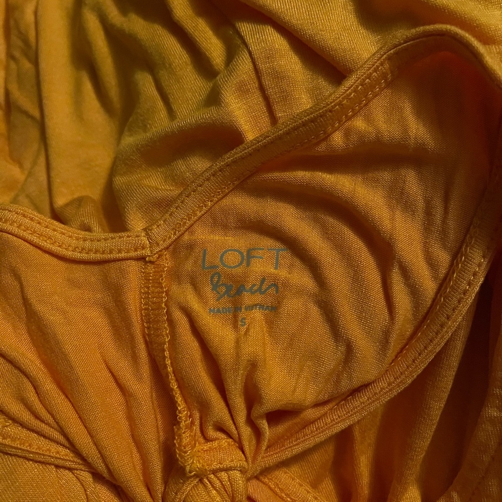 LOFT Beach Dress, NWT, Sz. Small in Marigold - Picture 5 of 5
